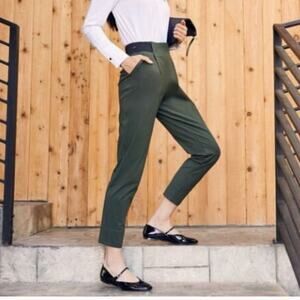 ADAY Turn It Up Pull On Green Pants XS